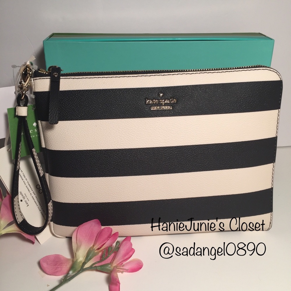‼️SALE‼️KATE SPADE EVERPURSE STRIPE CHARGE POUCH - Picture 3 of 6